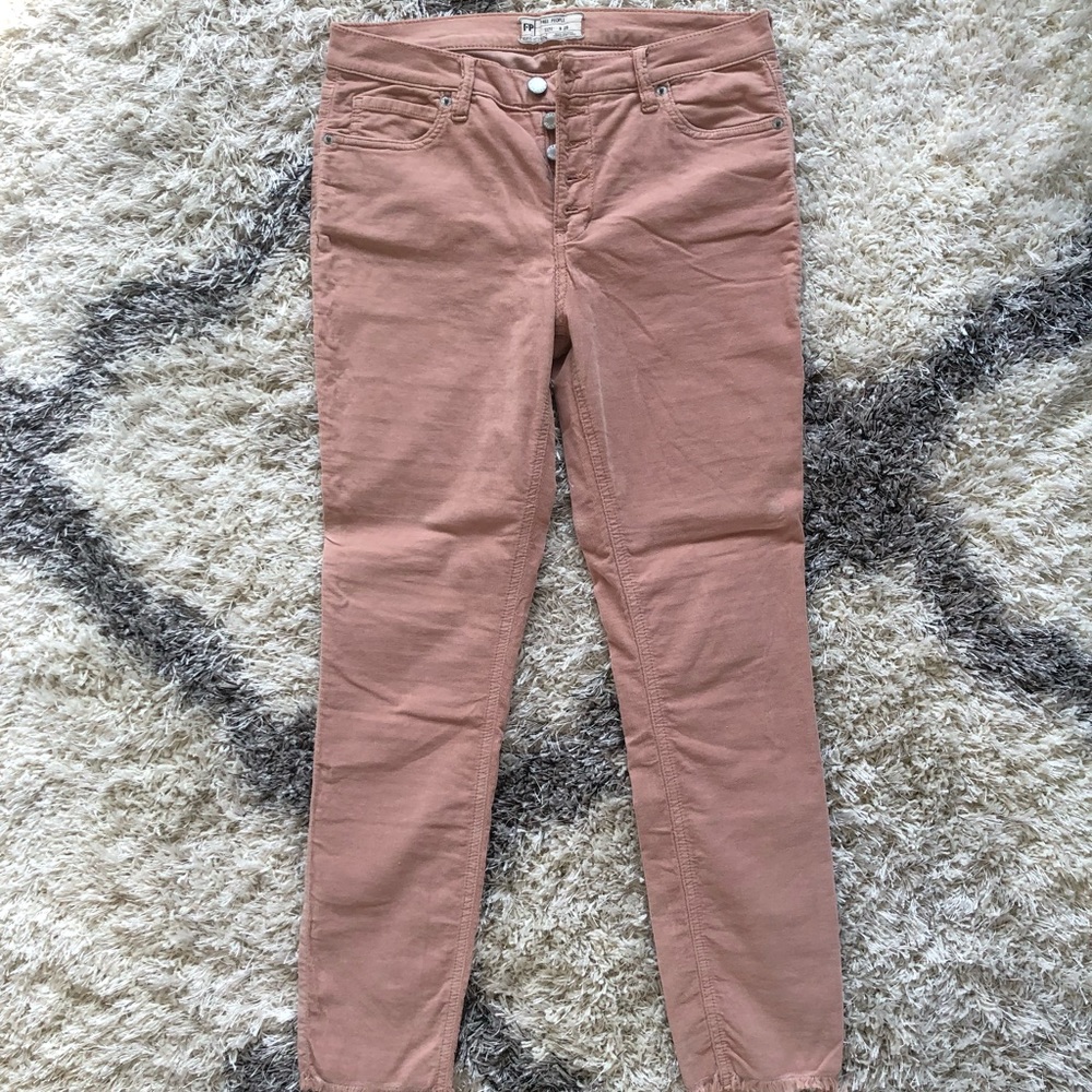 NWOT Free People Crop Corduroys
